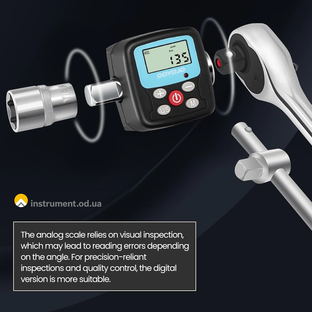 Прокат динамометричного ключа цифрового 0.9-30 Nm 1/2", 1/4", 3/8" в Одесі - Зображення 6
